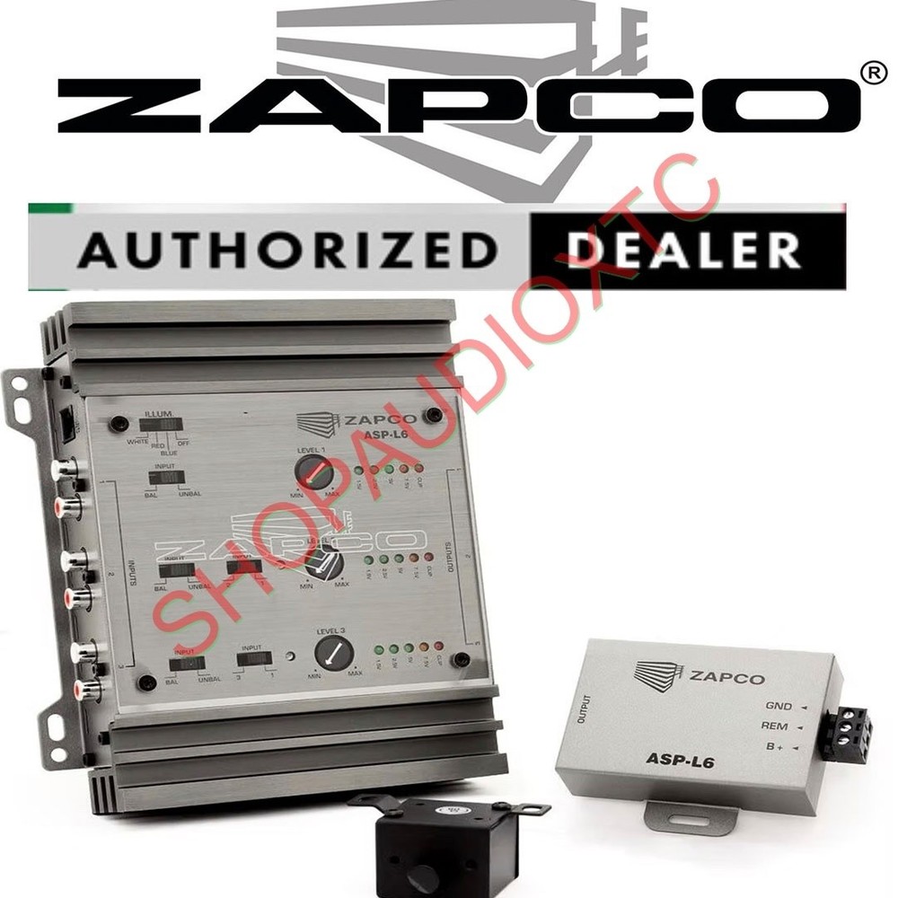zapco ASP-L6 6-Ch. Signal Line Driver