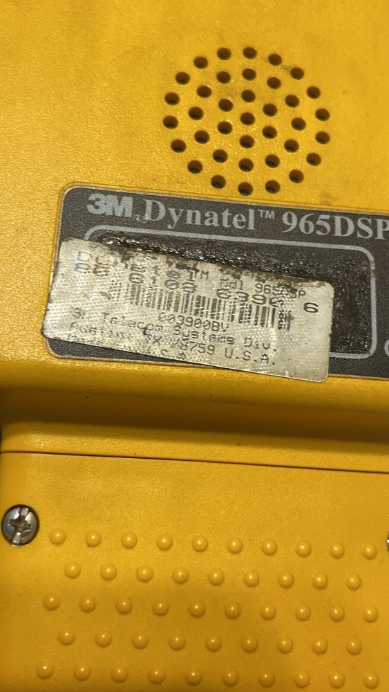 3M Dynatel 965DSP Loop Analyzer with Case & Wires Leads & Manual - Tested