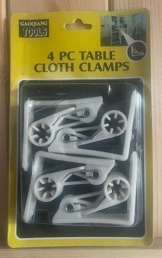 4pcs Plastic Tablecloth Clip Useful Holder Cloth Clamps