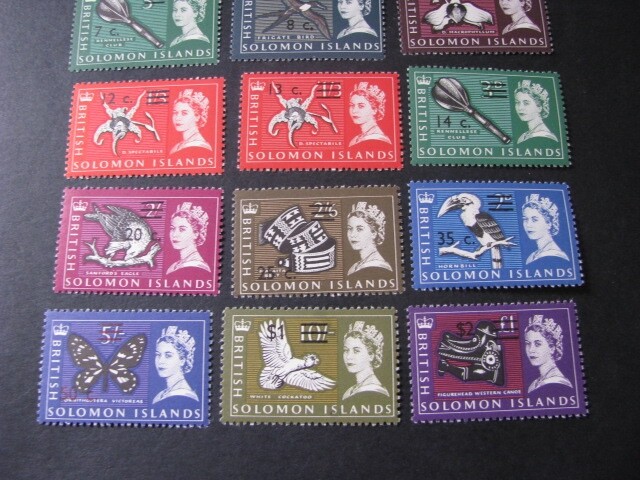 Solomon Islands Stamp Set Scott # 149-166 Never Hinged...Read the Description!