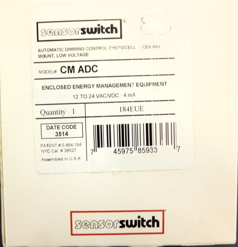 ACUITY SENSOR SWITCH CM ADC SENSOR