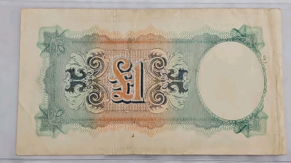 Great Britain 1 Pound 1943 P-M6a XF