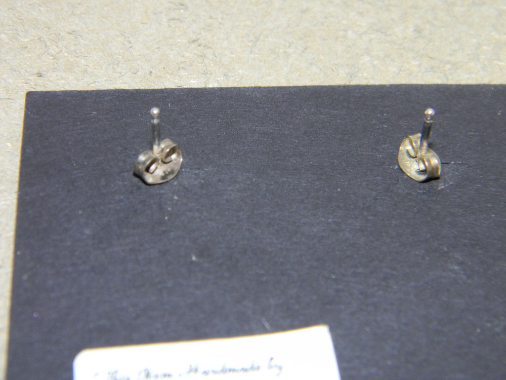 Tomas Singer Sterling Silver Bear Earrings NWT