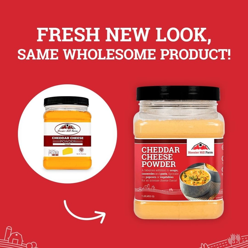 Cheddar Cheese Powder 1LB Versatile Flavoring for Popcorn Snacks Cooking