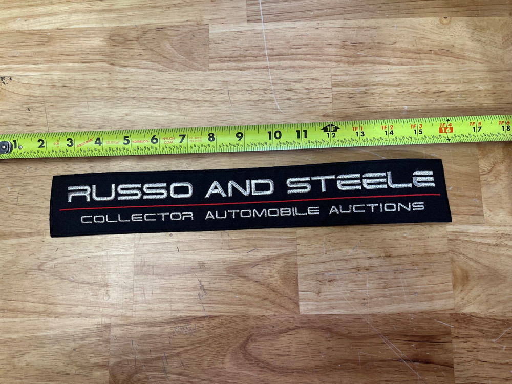 LARGE RUSSO AND STEELE Collector Automobile Auctions PATCH Iron on
