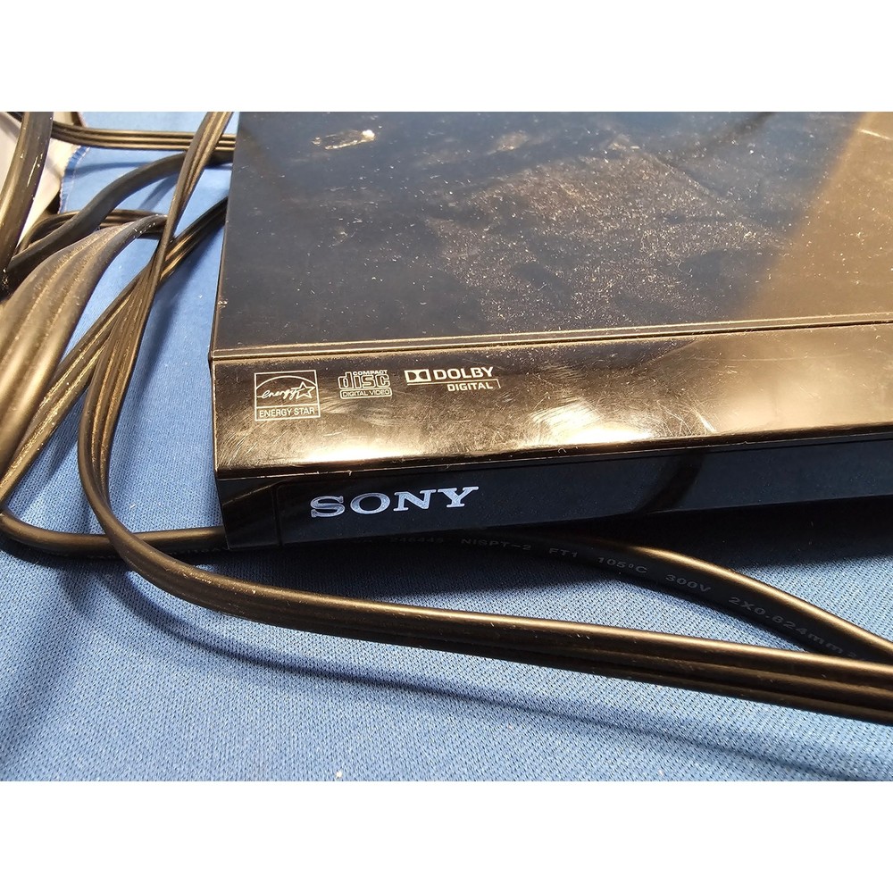 Sony DVD CD Player Model DVP-SR210P - tested