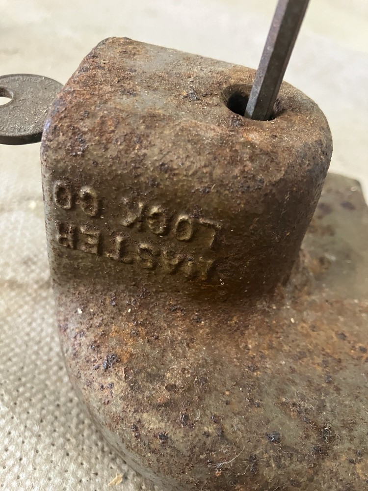 Vintage Trailer Tongue Lock