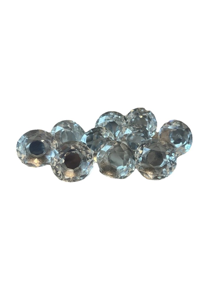 Glass Clear Drawer Knobs (Set Of 11)