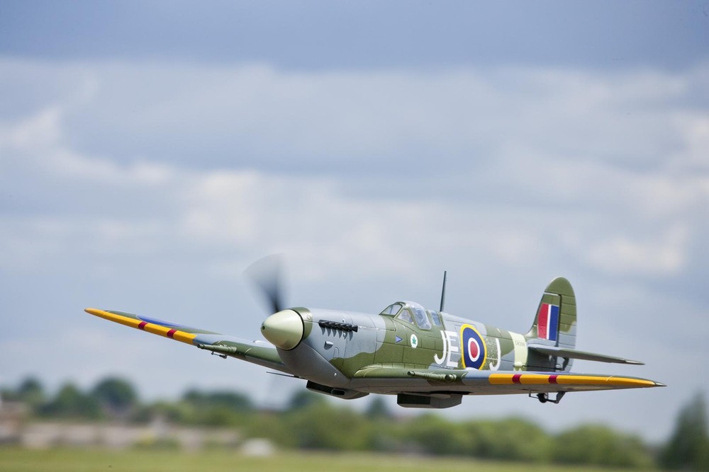 Scale Spitfire MK IX   56"  Giant Scale RC AIrplane Printed Plans / electric