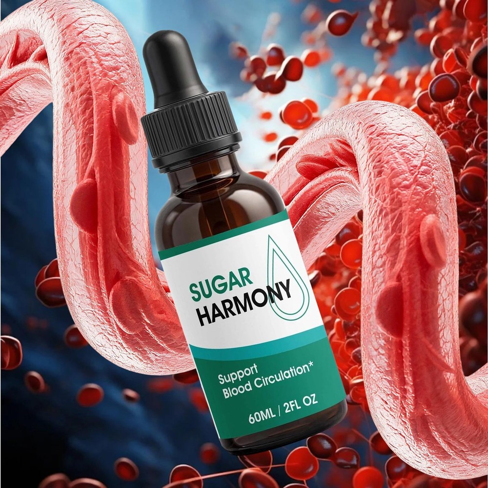 (2 Pack) Sugar Harmony Drops, SugarHarmony Maximum Strength Blood Support
