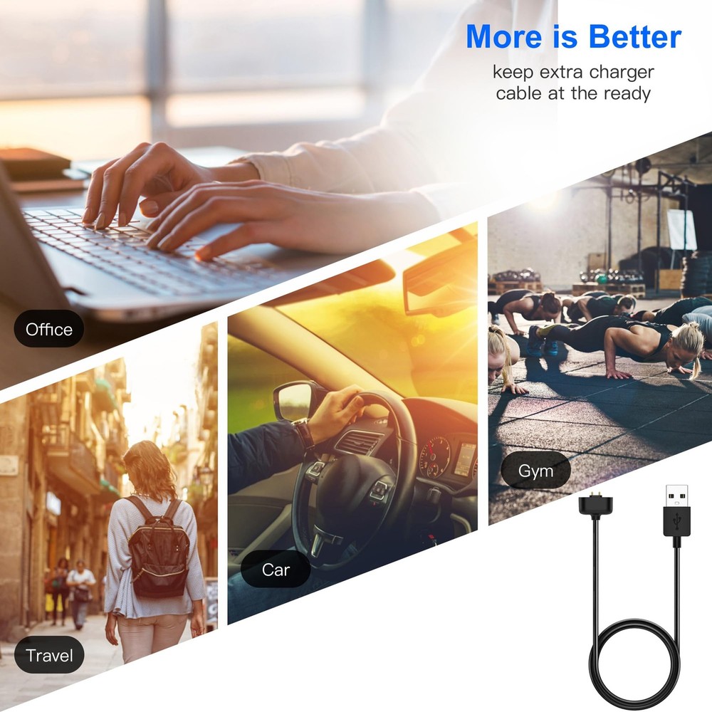 Charger Cable Replacement for Amazfit Band 7 2 Pack/3.3Ft
