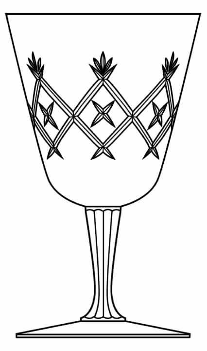 Val St Lambert Vogue Water Goblet 745899
