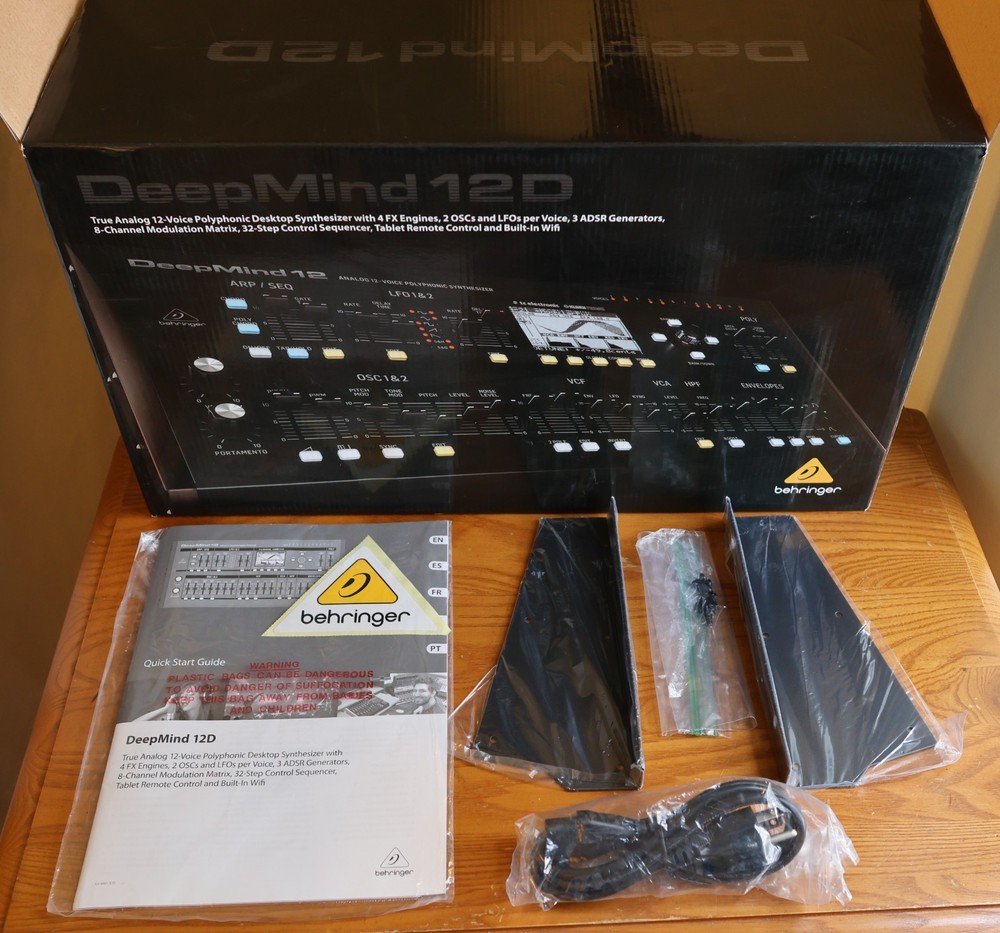 Behringer DeepMind 12D-Analog 12-voice Polyphonic desktop/rack synthesizer MINT!