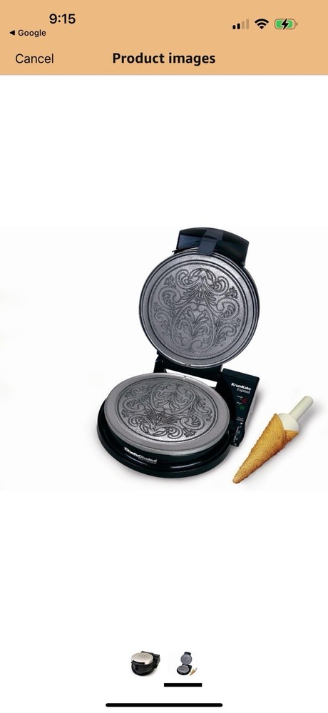 Krumkake Maker Model 839