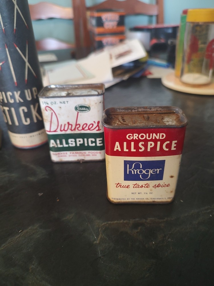 vintage spice tin lot