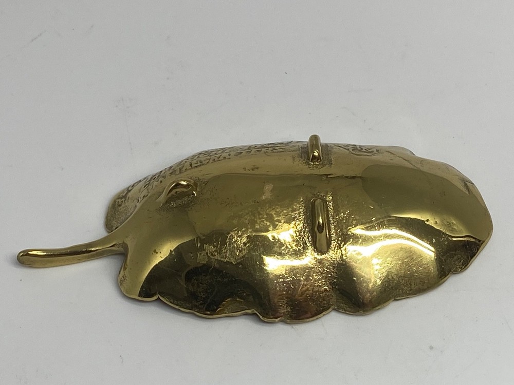 Brass 1952 Primrose Leaf, 4.5"