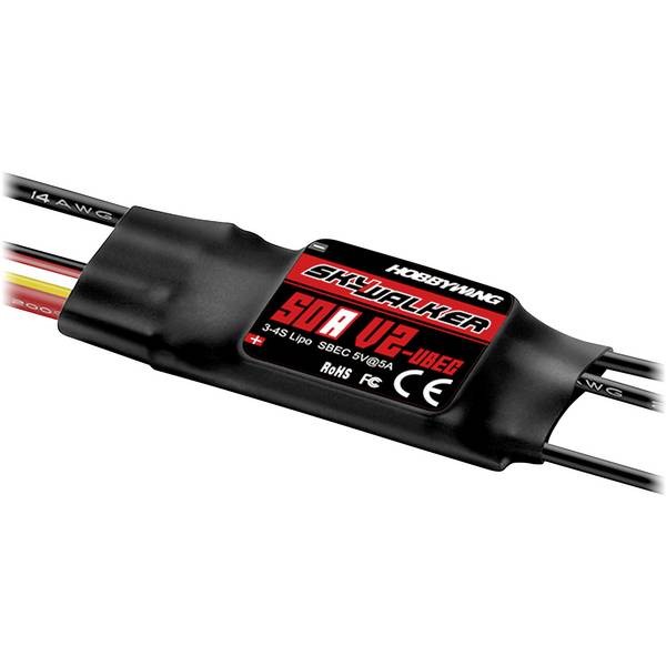 Hobbywing 80060442 Skywalker V2 50A Brushless Flight Controller for Model Aircraft