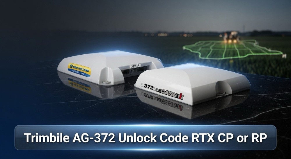 RTX CenterPoint or RangePoint Passcode Unlock for Trimble AG-372 Receiver