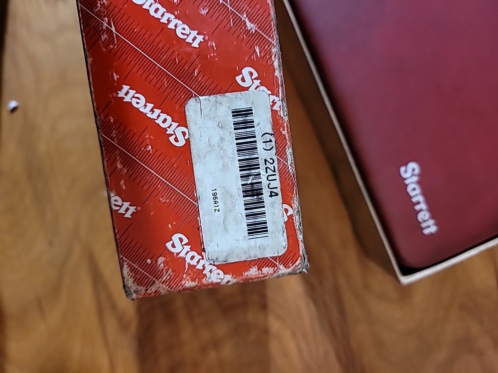 Starrett 811-1CZ Dial Test Indicator W/ Case & Original Box