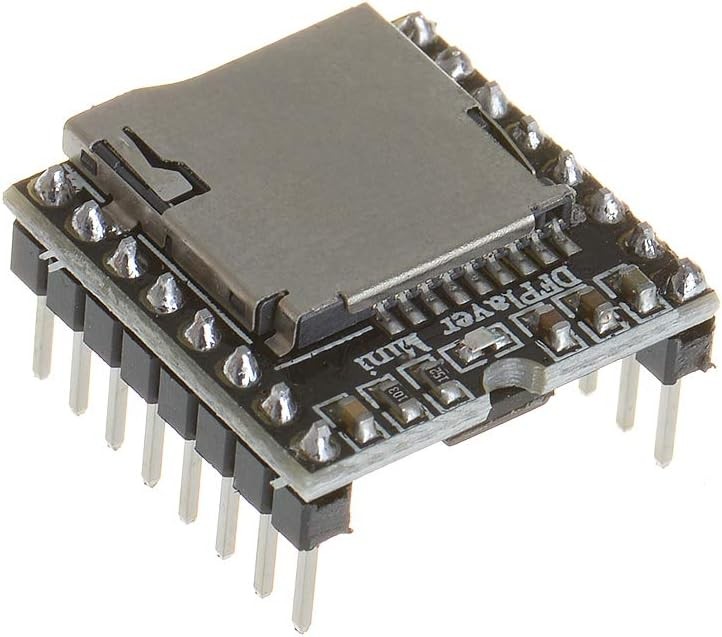 5PCS YX5200 DFPlayer Mini MP3 Player Module Voice Decode Board Black