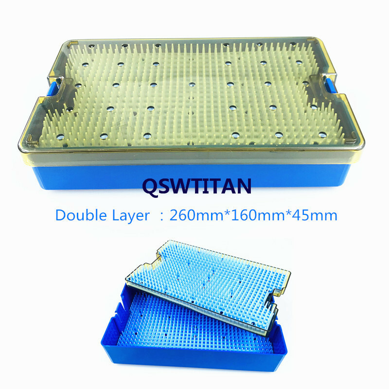Big double level sterilization tray box Ophthalmic Surgical sterilization box