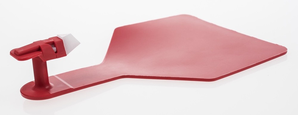 Z Tag Blank Cow ID tag, Red, 25/pack