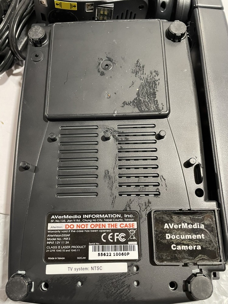 Avervision 355AF Portable Document Camera Document Camera 12V Classroom Business