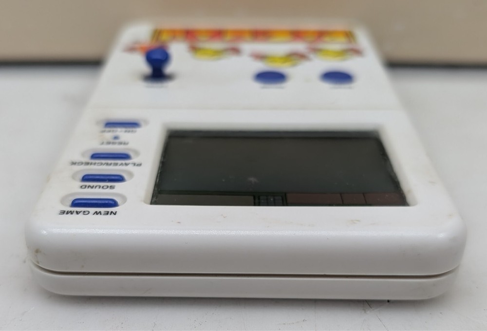 Vintage Pac-Man White Handheld Electronic Game 1982 Namco - READ!
