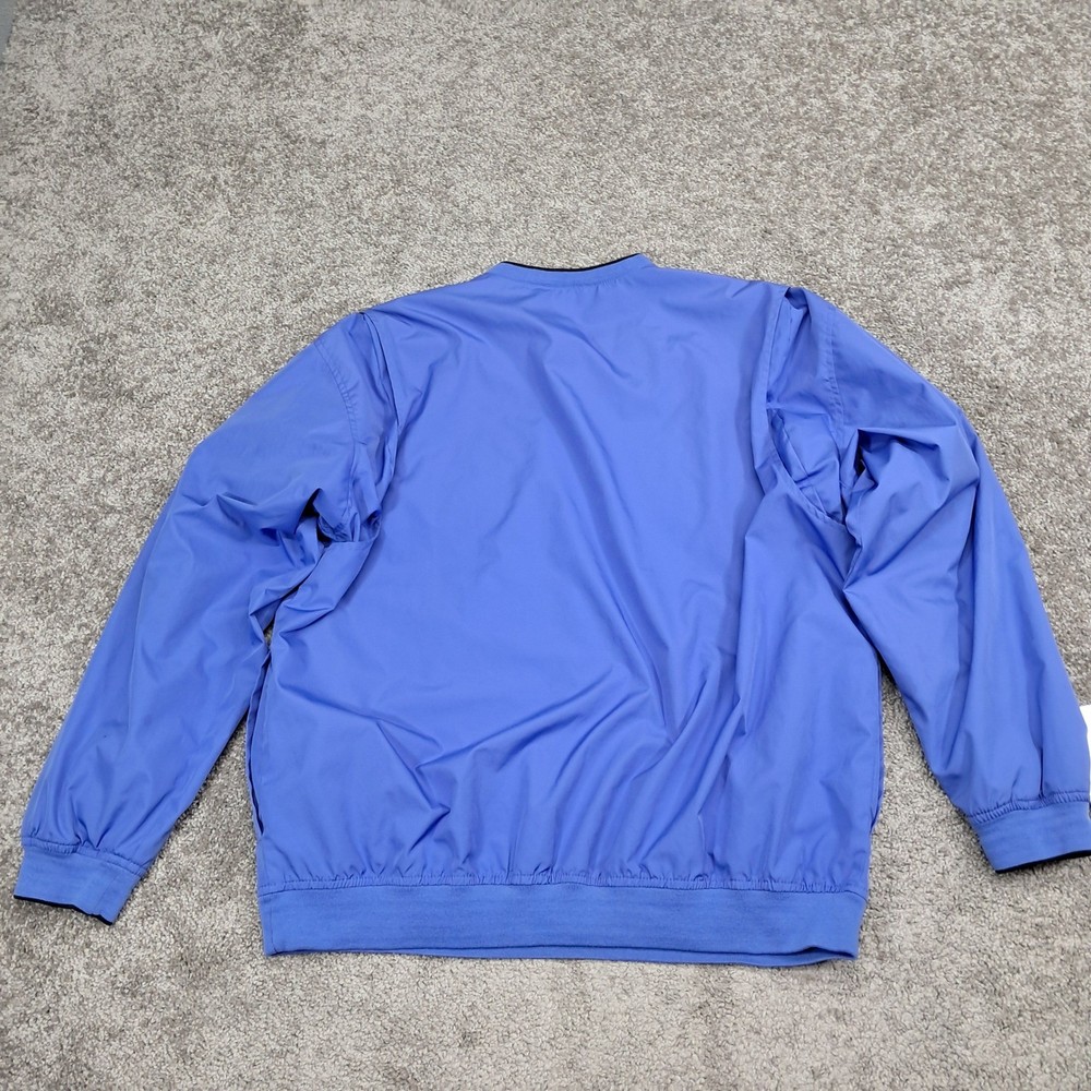 IZOD X-Treme Function Golf Windbreaker Mens XL Blue V-Neck Pullover Windshirt