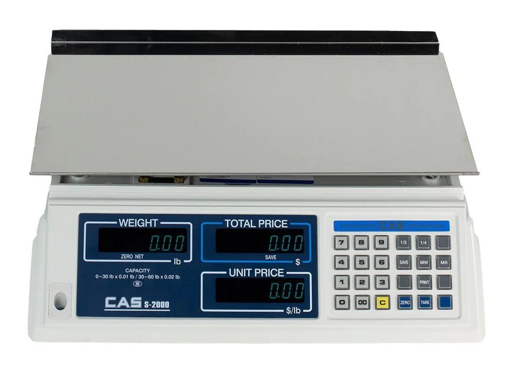 cas s-2000 60lb scale