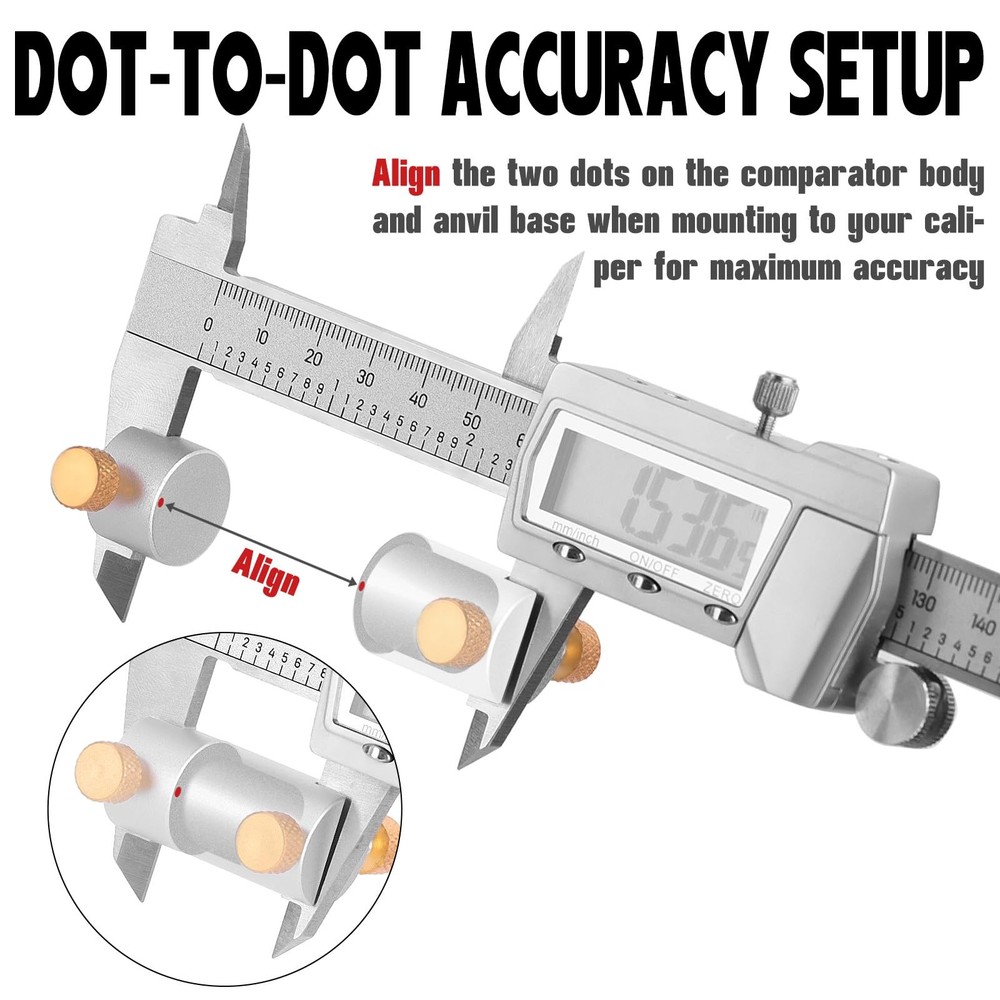 HAWKHONOR Bullet and Headspace 22pcs Comparator Kit