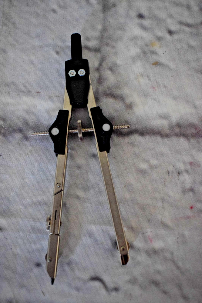 Vintage Helix Bow Compass Drafting Tool Precision Drawing Set w/ Case & Extra Le