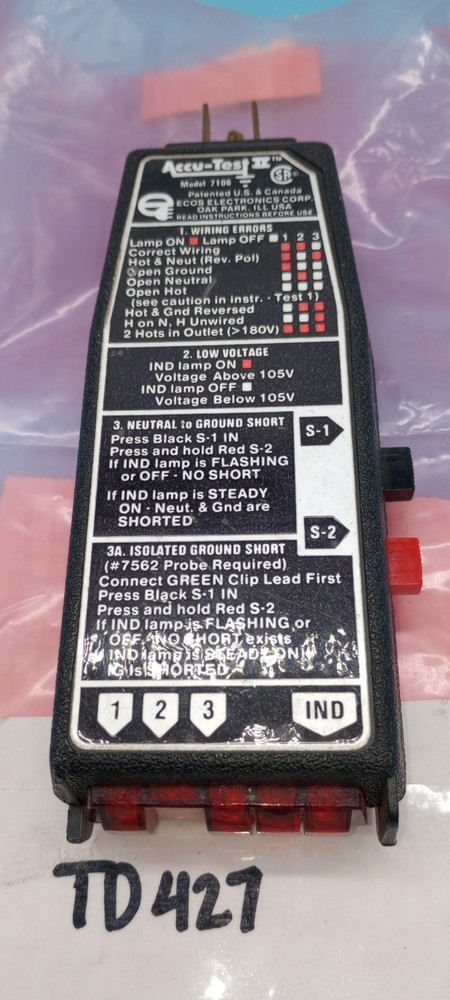 Accu-Test II 7106 AC Outlet Tester