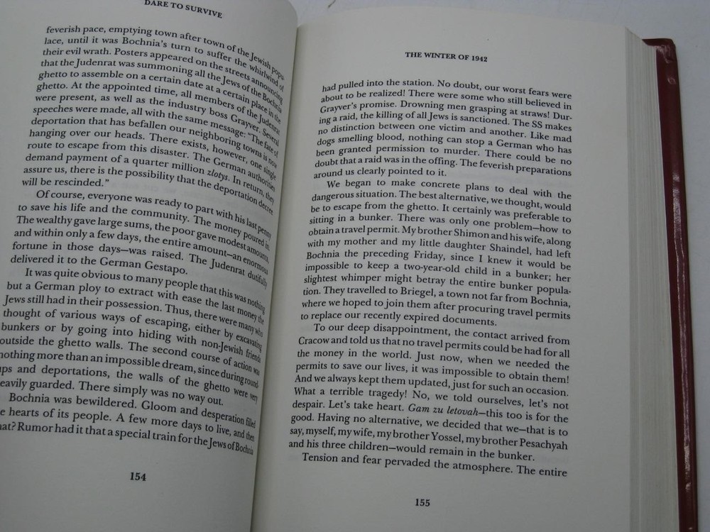 Dare to Survive HOLOCAUST DIARY by Chaim S. Friedman