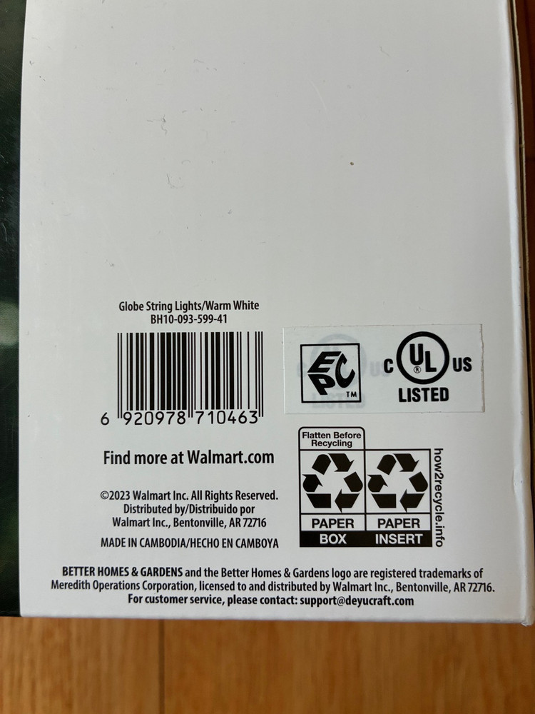 Better Homes & Gardens Globe String Lights