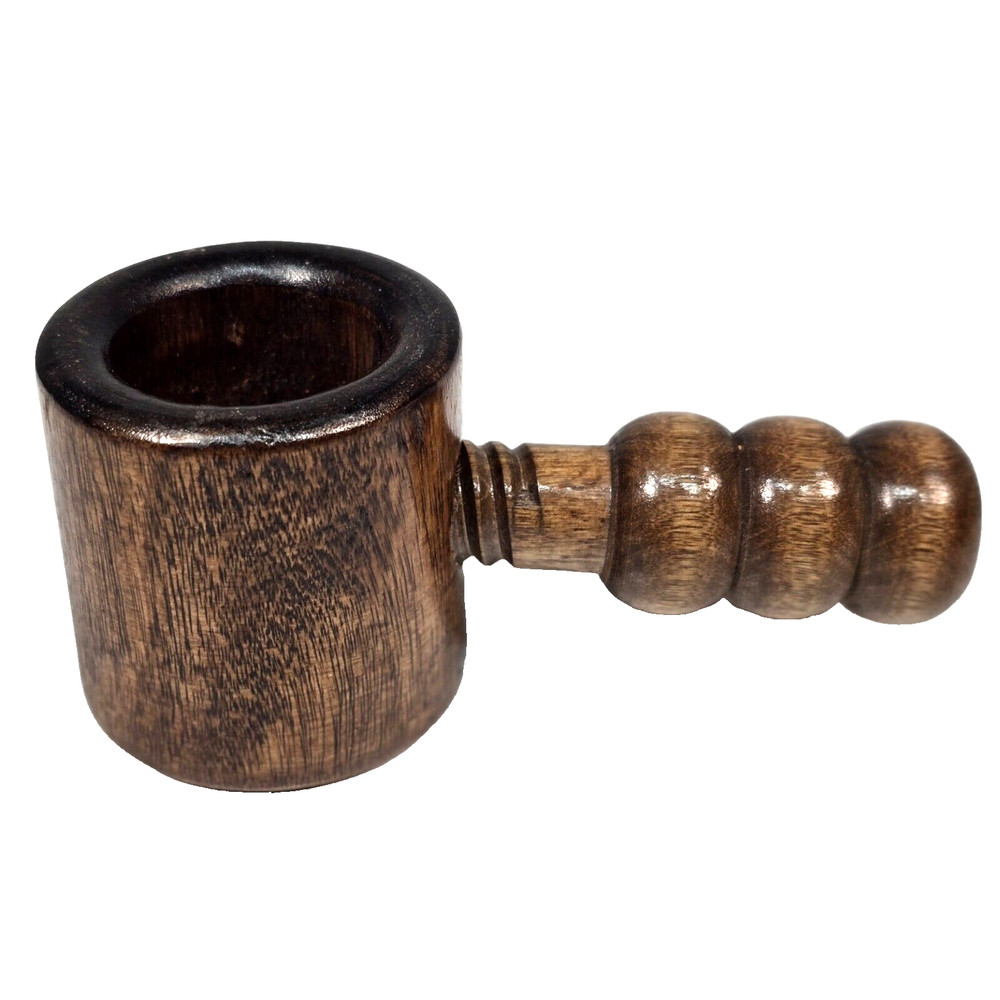 Vintage Handmade Wood Screw Tight Nutcracker