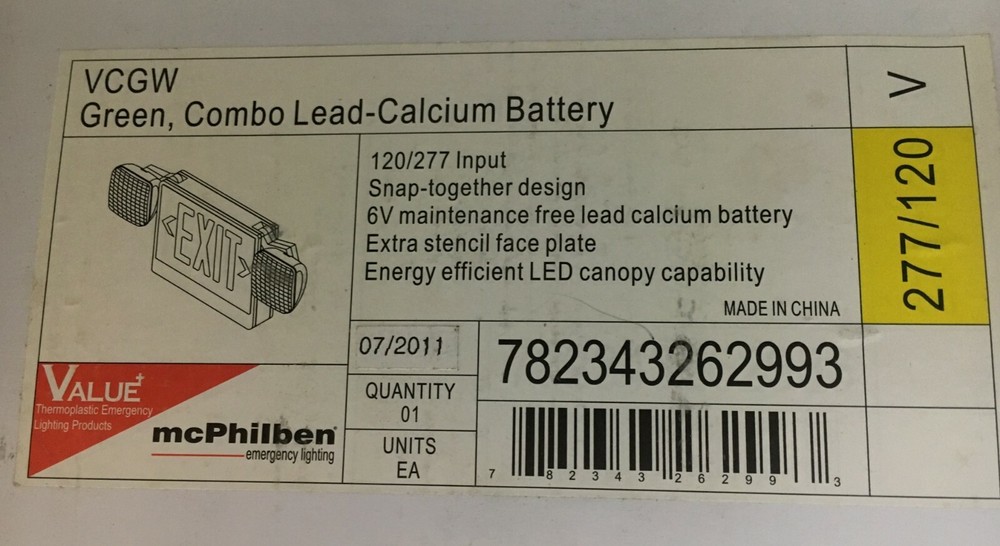 McPhilben Combo lead - calcium battery
