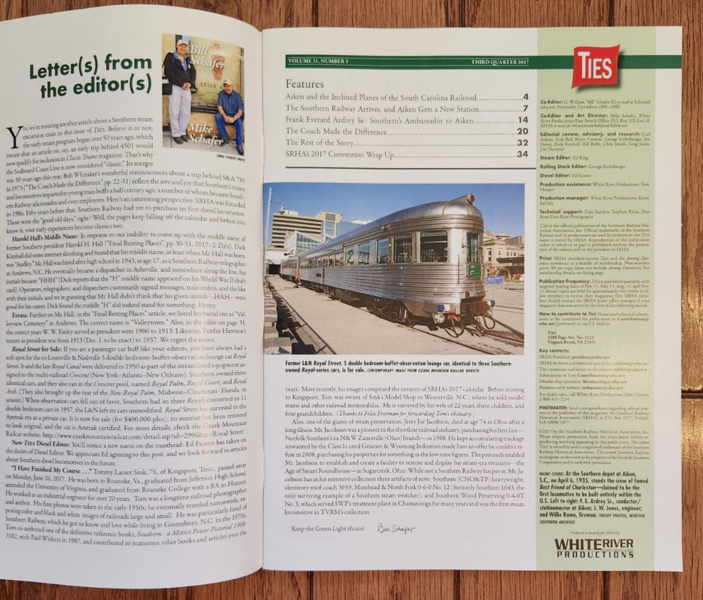 TIES Magazine - SRHA - 2017; Vol 31, No 3