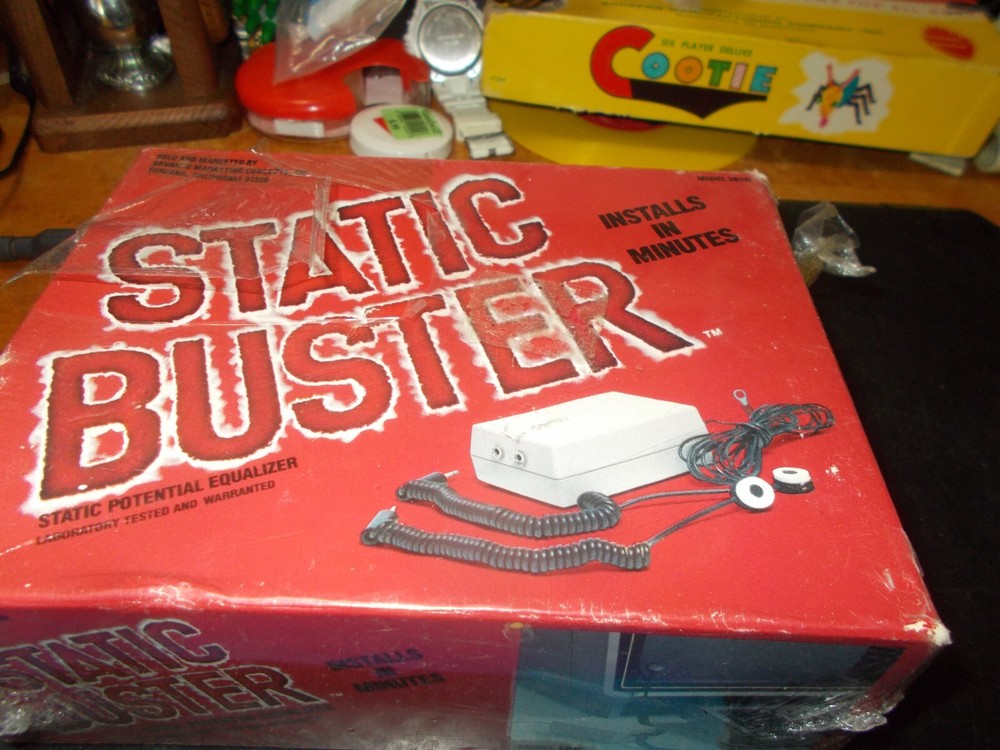 A Vintage Static Buster Sealed for equalizer