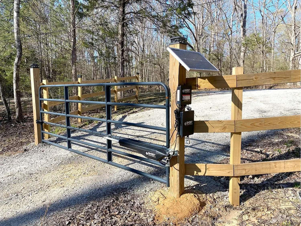 Ghost Controls 30 Watt Monocrystalline Solar Panel Kit for Automatic Gate Opener