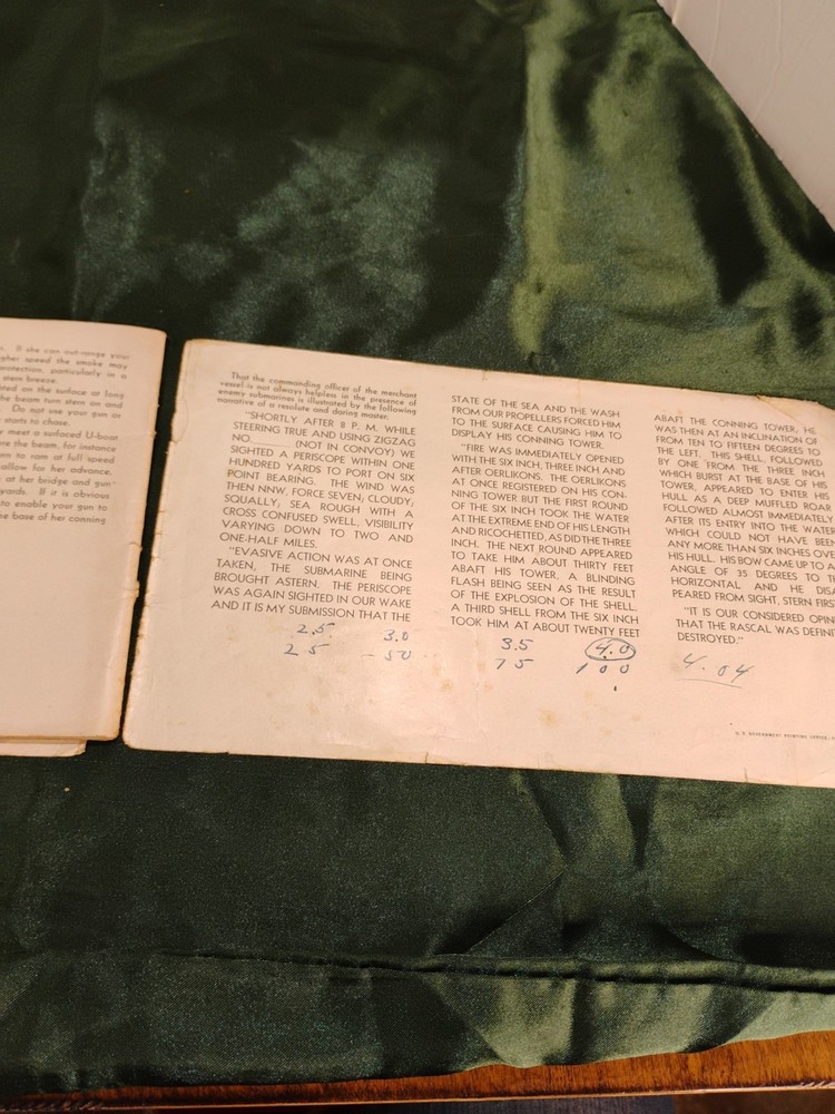 WW2 ONI RESTRICTED Axis Submarine Manual enemy sub operations and uses