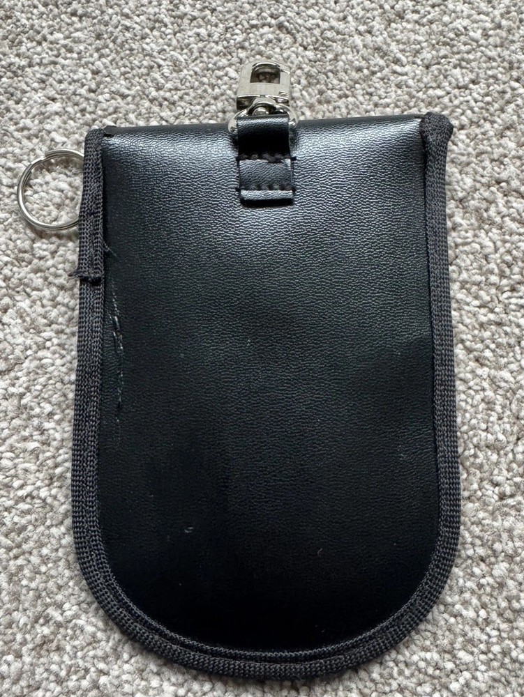 SECURITY CAR KEY POUCH - BLACK - USED CONDITION