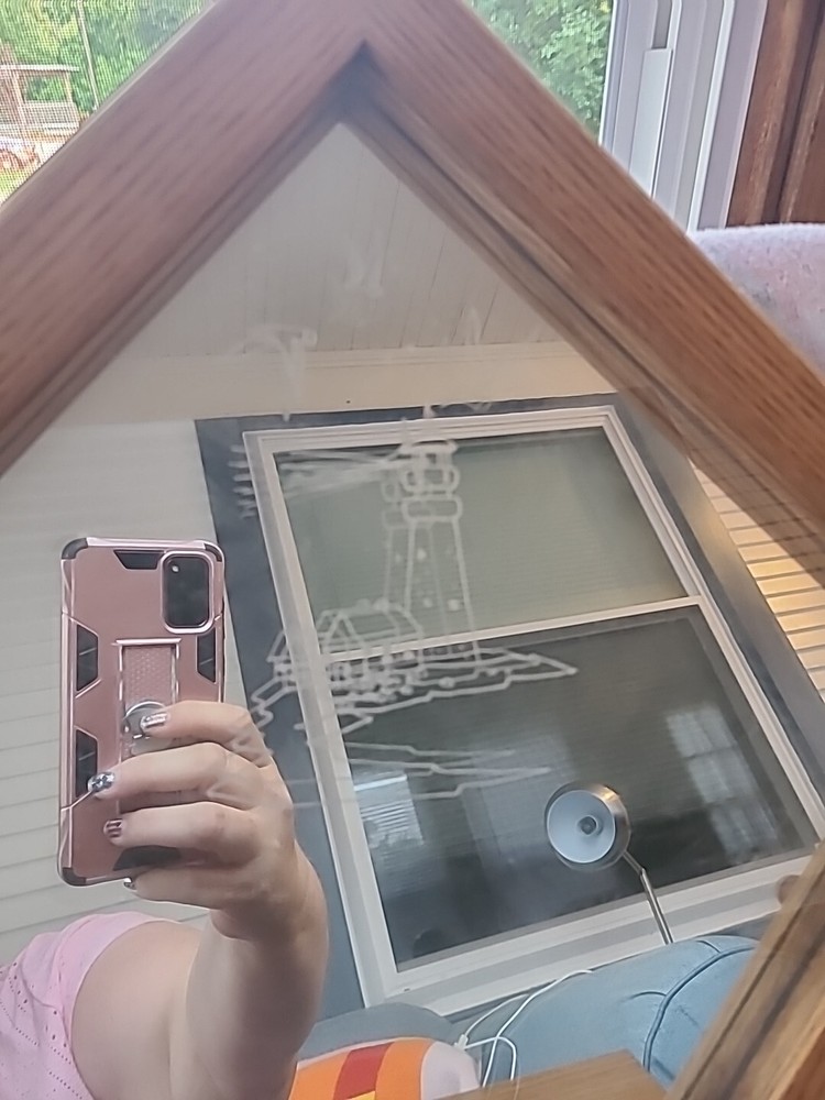 Window Look Mirror Shelf