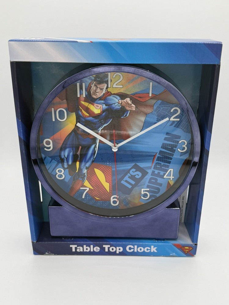 Superman DC Comics Table Top Clock (Brand New)