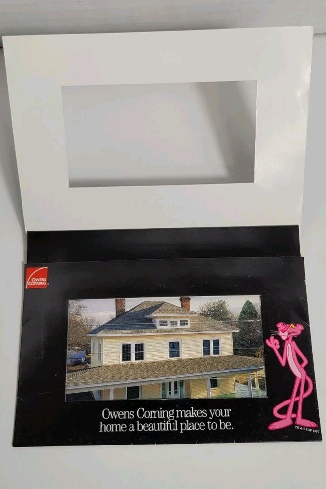 Owen's Corning Siding Promotional Interactive Card that Changes Siding On Home.