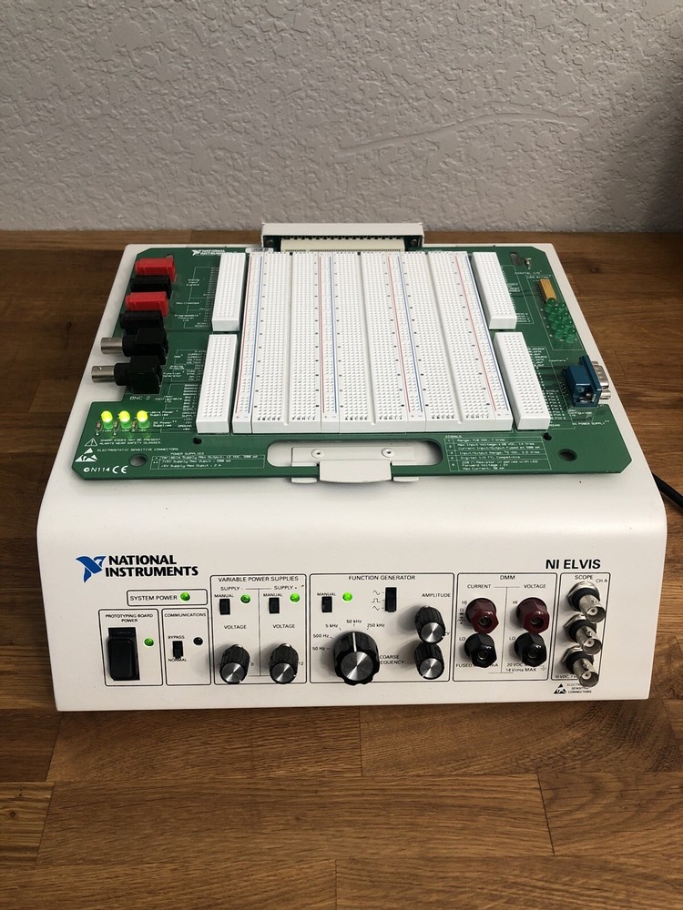 National Instruments NI ELVIS Platform with Prototyping Board, Power Supply