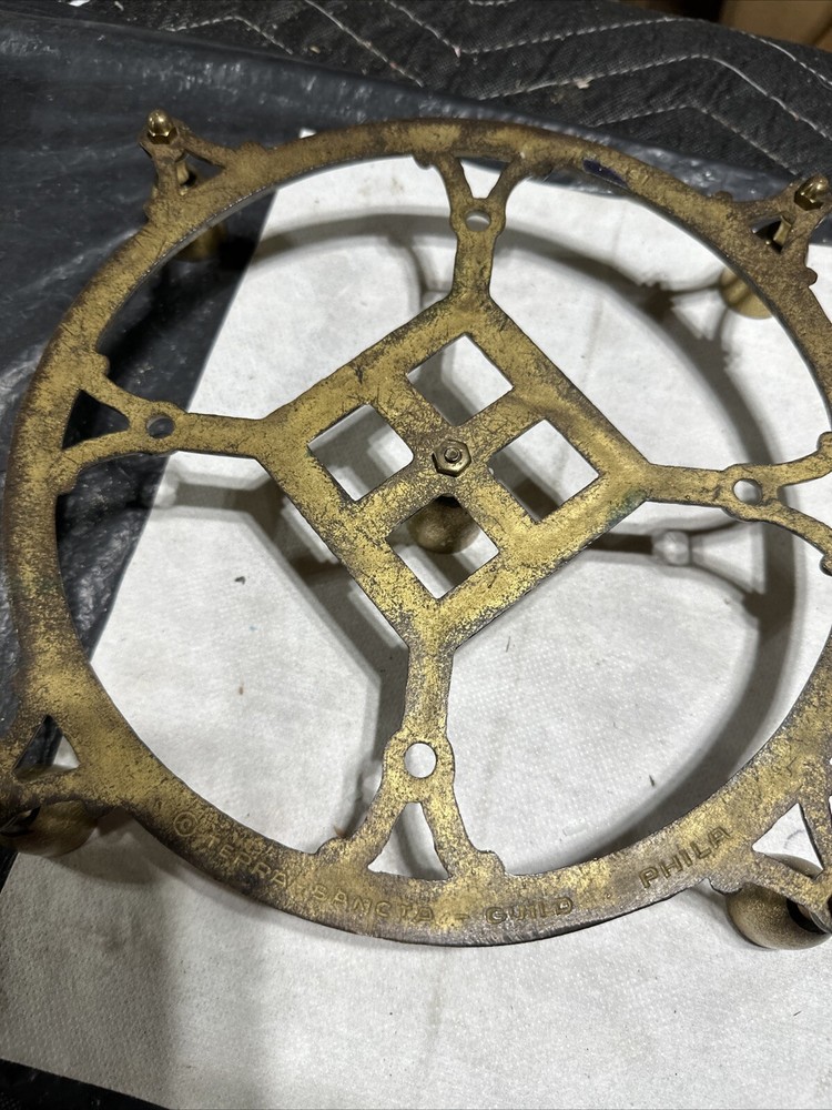 Brass Terra Santa Plaque