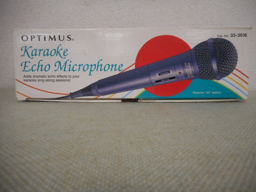 Vintage Optimus Karaoke Echo Microphone