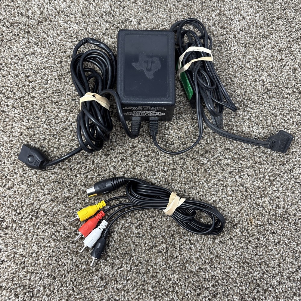 Vintage Texas Instruments TI-99/4A Home Computer & Power Games Bundle Tested