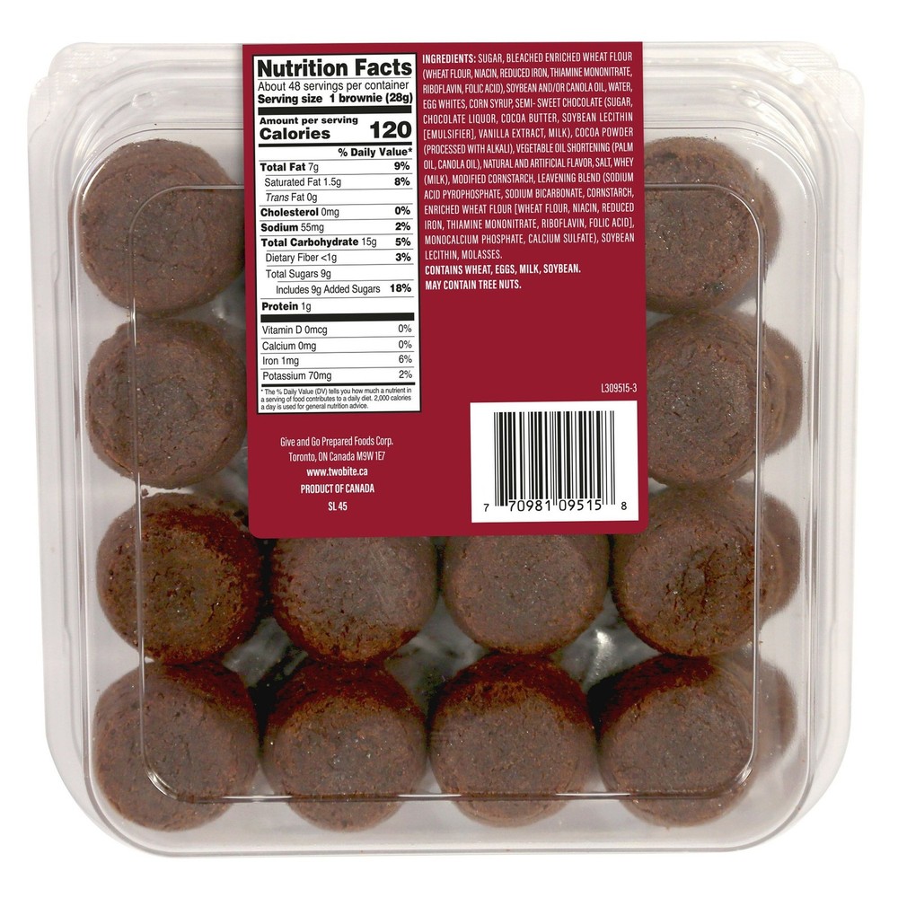 Two-Bite Brownies, 48-count